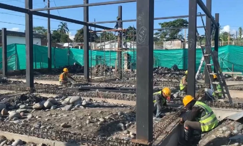 La construcción arrancó el 4 de agosto y se tiene previsto concluir en 114 días / Foto: cortesía ministerio de Salud