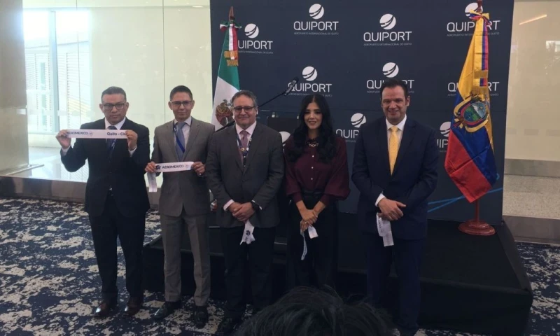 El primer vuelo llegó a la capital ecuatoriana el 23 de marzo, mientras que la salida hacia México se realizó al día siguiente / Foto: cortesía Nicolás Larenas