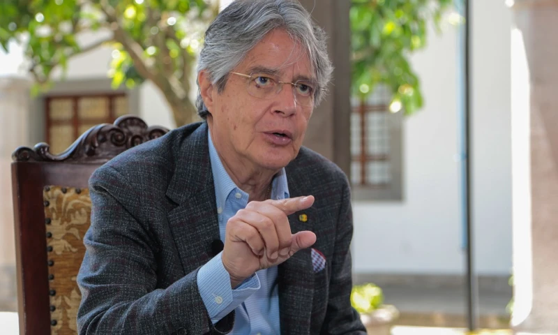 Lasso afirma que manifestantes buscan sacarlo del poder / Foto: EFE