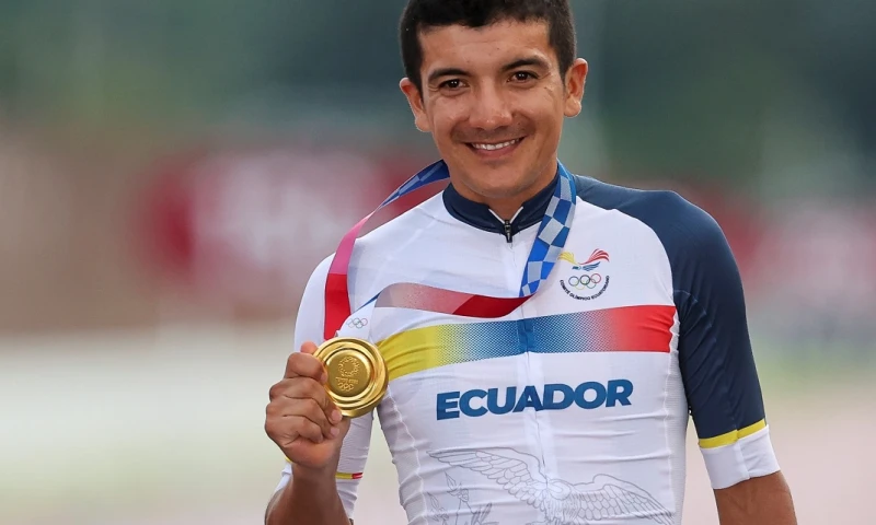 Richard Carapaz competirá en la Vuelta a Ecuador / Foto: EFE