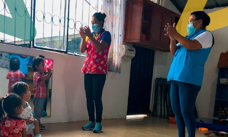 26 Centros de Desarrollo Infantil funcionarán de manera presencial en Pastaza / Foto: cortesía MIES