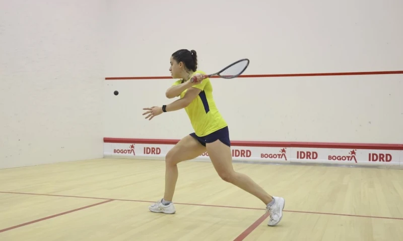 María Paula Moya conquistó oro en la final de squash de los Bolivarianos / Foto: cortesía Comité Olímpico Ecuatoriano