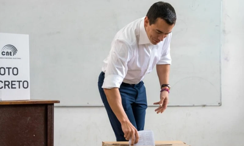 El presidente Daniel Noboa ha anunciado su intención de ir a la reelección / Foto: EFE
