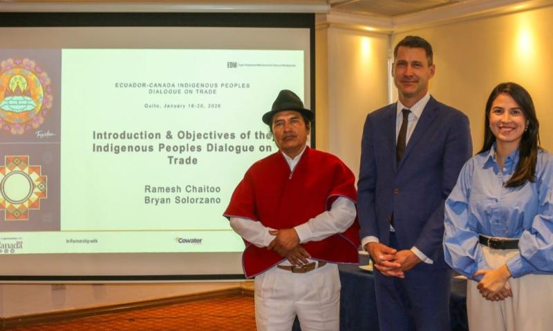 El acuerdo en negociación incorporará un capítulo específico sobre pueblos indígenas / Foto: cortesía Ministerio de Producción