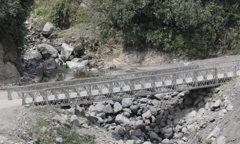 La erosión del río Coca ha provocado muchos daños viales en la región amazónica / Foto: El Oriente