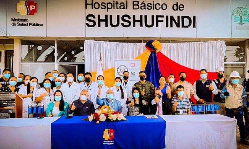 Estados Unidos entregó $ 1’600.000 para el Hospital Básico de Shushufindi / Foto: cortesía Embajada de los Estados Unidos