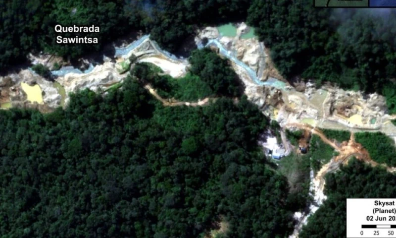 La minería aurífera está presente en nueve regiones del país: Amazonas, Cajamarca, Cusco, Huánuco, Loreto, Madre de Dios, Pasco, Puno y Ucayali / Foto: cortesía MAAP