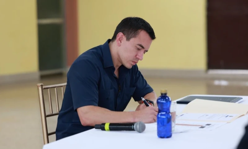 No hay información acerca de una posible próxima reunión entre Noboa y Xi / Foto: cortesía Presidencia