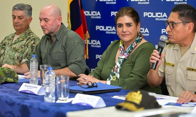 El Bloque de Seguridad brindó ayer una rueda de prensa / Foto: cortesía Ministerio del Interior