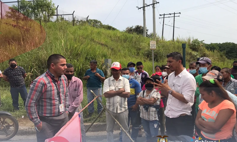 La vía Auca-El Pindo será asfaltada / Foto: cortesía Ministerio de Transporte