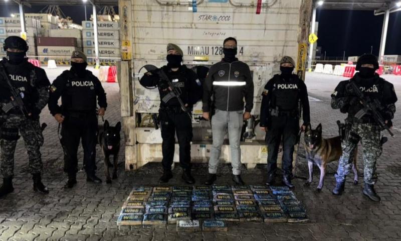 El contenedor se encontraba en la localidad de Posorja, en Guayas / Foto: cortesía John Reimberg