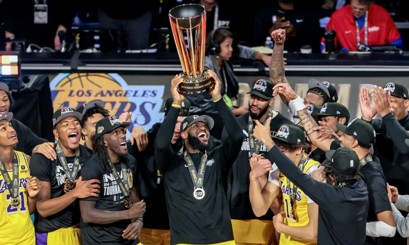 Los Lakers son junto a los Boston Celtics la franquicia con más anillos de la historia / Foto: EFE