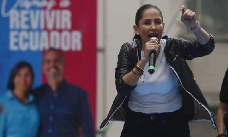 Luisa González es una abogada con raíces campesinas en la costa ecuatoriana / Foto: EFE
