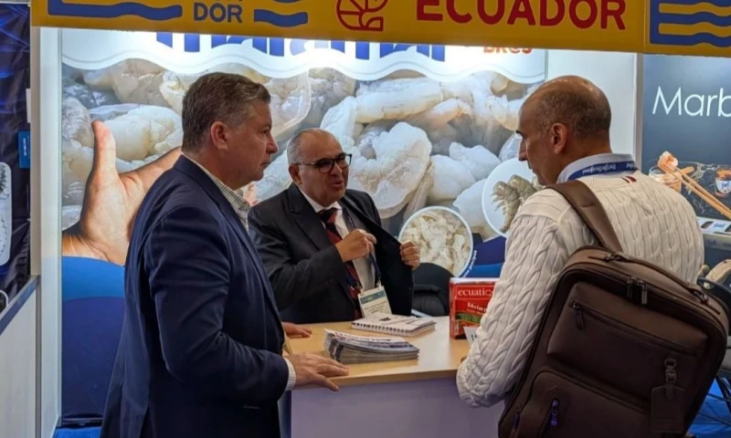 Cuatro compañías nacionales formaron parte de la Seafood Expo North America 2026 / Foto: cortesía Ministerio de Producción