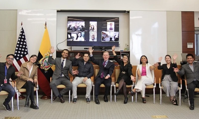 Los jóvenes visitarán empresas durante 6 semanas/ Foto: cortesía Embajada de Estados Unidos