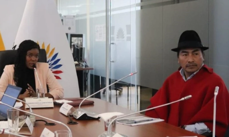 Leonidas Iza es el actual presidente de la Conaie / Foto: cortesía Leonidas Iza