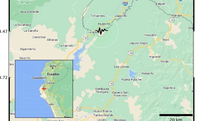 El movimiento telúrico se originó a 69 kilómetros de profundidad / Foto: Intituto Geofísico