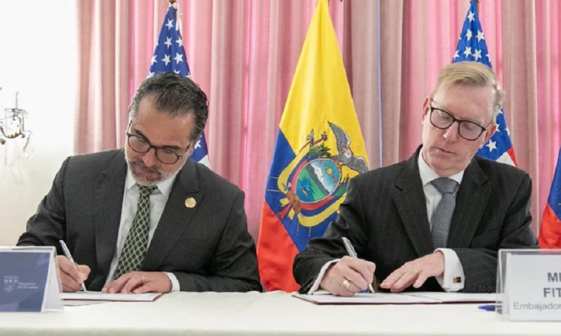 La cooperación será contra el narcotráfico y corrupción durante 10 años / Foto: cortesía Cancillería