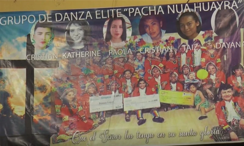 MACAS, Ecuador.- Los jóvenes iban a representar a su provincia en Sucumbíos. Foto: Ecuavisa 