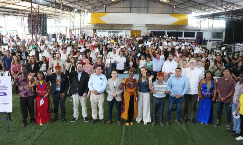 La firma del acuerdo tuvo lugar el 29 de enero en Pastaza / Foto: cortesía MAATE