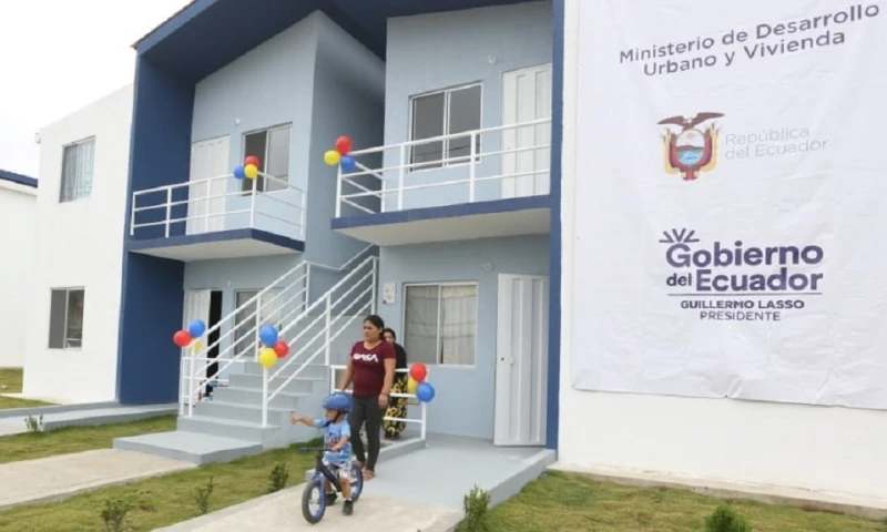 El plan habitacional generó 115 empleos directos / Foto: cortesía Secretaría General de Comunicación de la Presidencia