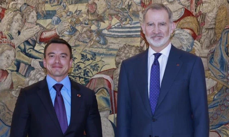 España ha sido la segunda escala de una gira del presidente ecuatoriano por siete países de Europa y Oriente Medio / Foto: cortesía Cancillería
