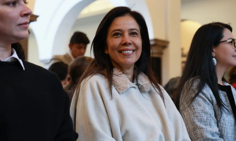 Abad enfatizó que "no existen dos vicepresidentas" / Foto: cortesía Cynthia Gellibert