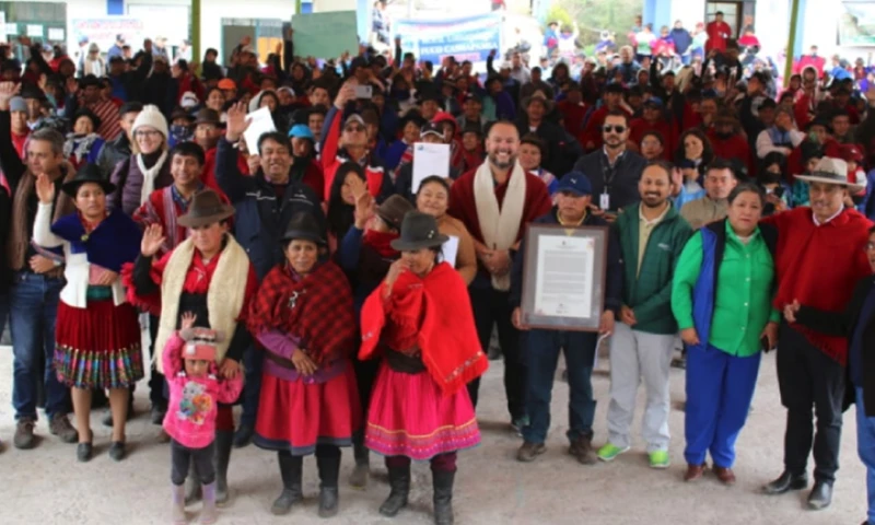 Retén Ichubamba se convierte en la número 27 en Ecuador/ Foto: cortesía MAATE