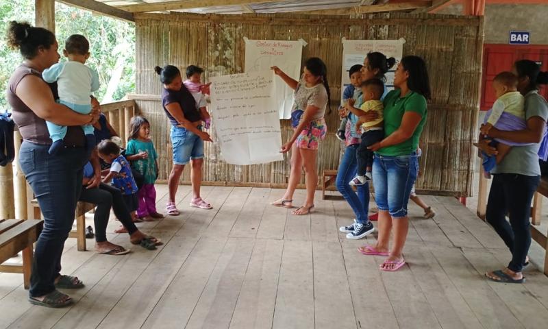 Se impartieron nuevos conocimientos sobre seguridad ciudadana y comunitaria / Foto: cortesía MIES