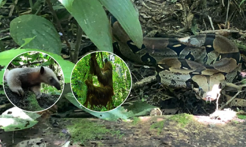 16 especímenes de fauna silvestre fueron liberados en Limoncocha / Foto: cortesía Ministerio de Ambiente