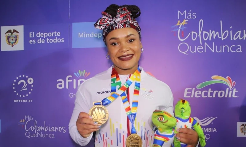 Neisi Dajomes impuso récords Sudamericano y Panamericano en Valledupar / Foto: cortesía Comité Olímpico Ecuatoriano