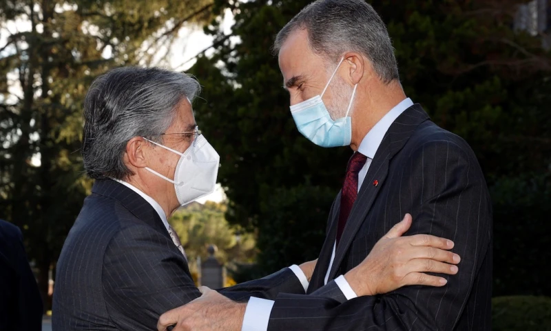 Guillermo Lasso inicia visita a España con reunión con el rey / Foto: EFE