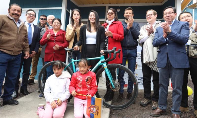 Miryam Núñez, campeona nacional, recibió una vivienda / Foto: Cortesía Sebastián Palacios