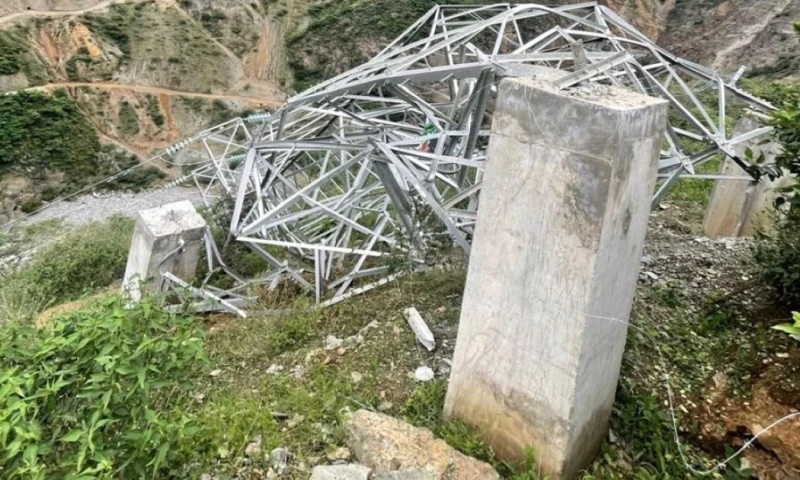 La torre número 15 destruida en los últimos cuatro años en esta localidad / Foto: cortesía Perú21