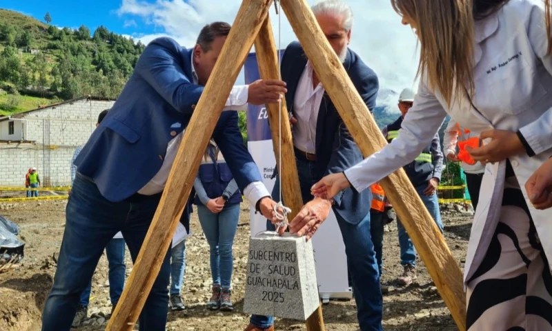 Se estima que el centro beneficiará directamente a 3.656 habitantes de Guachapala / Foto: cortesía Ministerio de Salud