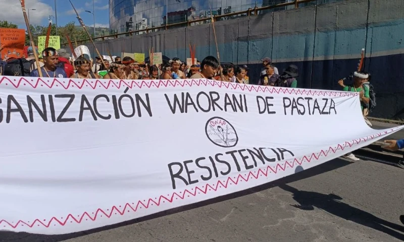 Consulta de 2012 inició batalla waorani por selva amazónica / Foto: cortesía Waorani Resistencia Pastaza 