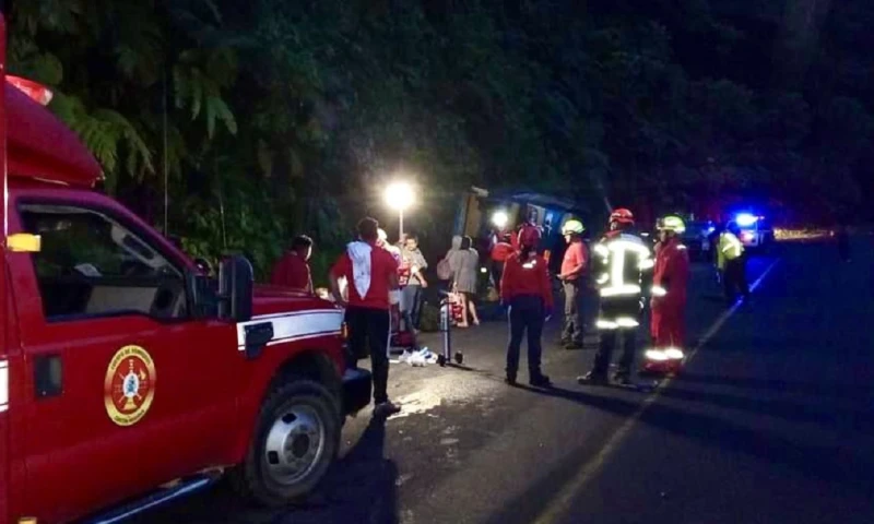 El accidente ocurrió en el sector Shangaime, zona denominada como ‘la curva de la muerte’ / Foto: cortesía ECU911