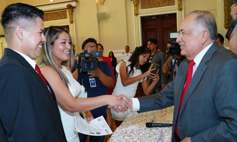 En enero se realizaron más de 3 mil bodas en Ecuador / Foto: cortesía Registro Civil 