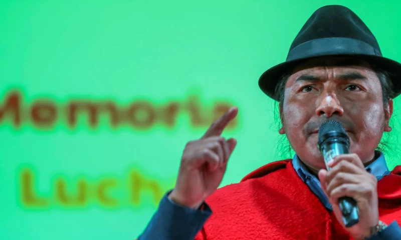 El líder indígena dijo, además, que la cúpula indígena soporta una persecución permanente / Foto: EFE