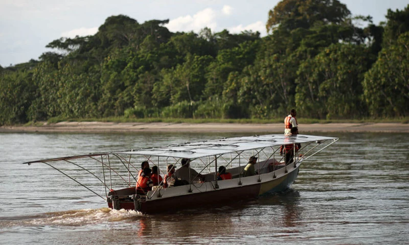 La canoa es una combinación entre la ingeniería ancestral y la tecnología de punta. Foto: El Espectador