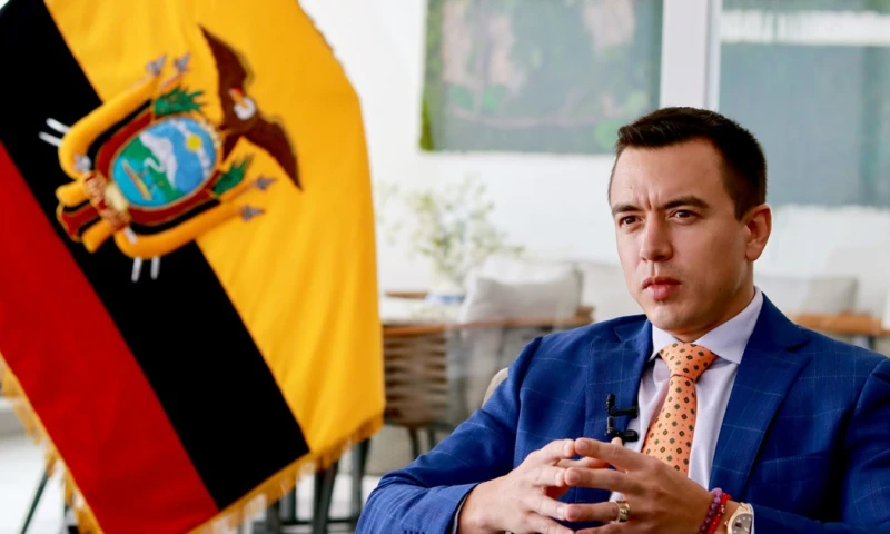 El presidente Daniel Noboa fijará el porcentaje de aumento del IVA / Foto: cortesía Presidencia 