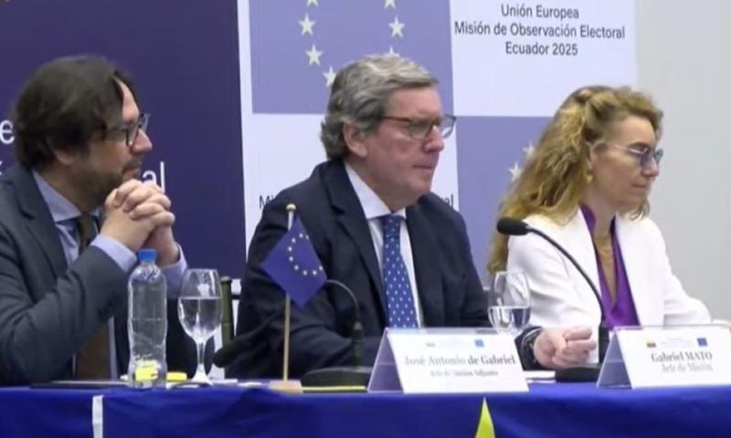 La Misión de Observación Electoral de la UE entregó su informe final al CNE / Foto: cortesía CNE