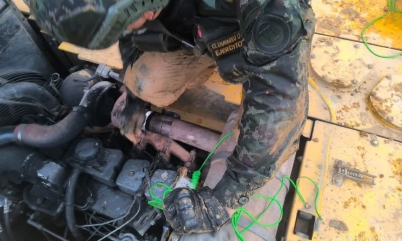 La acción fue adelantada por tropas del Batallón de Ingenieros de Combate N.º 27 / Foto: cortesía Ejército de Colombia