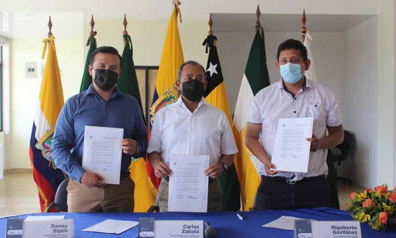 Puerto Napo tendrá agua potable / Foto: cortesía Secretaría Técnica Amazónica