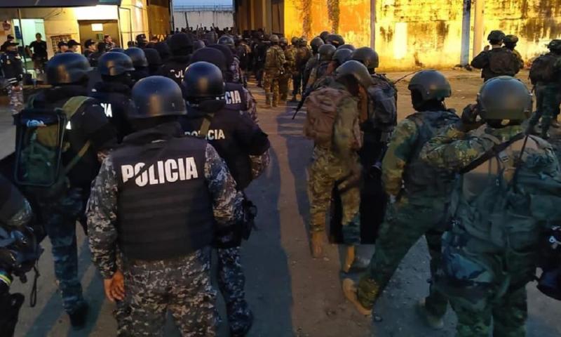 Durante un mega operativo también se hallaron patos, pollos y perros/ Foto: cortesía Guillermo Lasso
