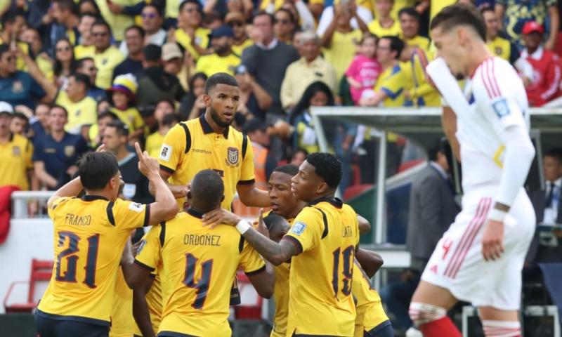 Ecuador sumó su séptima victoria en las eliminatorias al Mundial 2026 / Foto: EFE 