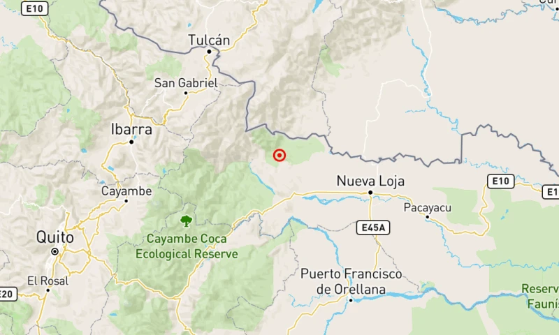 El temblor en la provincia amazónica ocurrió a las 02:30 hora local / Foto: cortesía IG