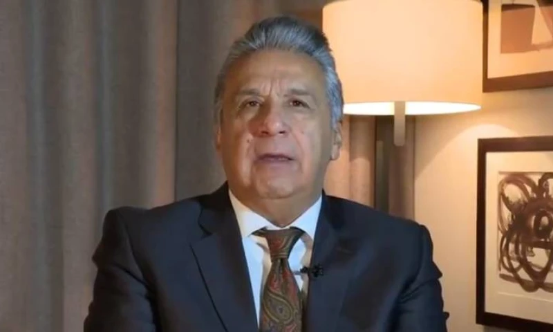 Video difundido en la cuenta de Twitter de Lenín Moreno. Foto: Expreso