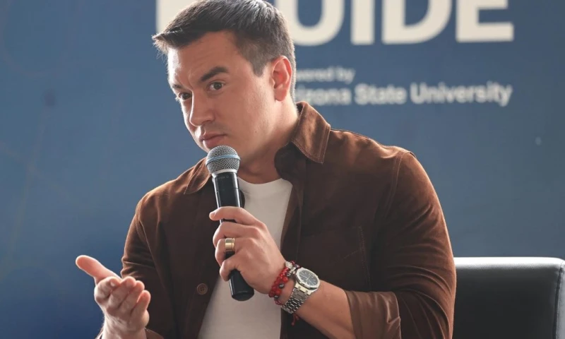 Noboa ratificó su postura de impulsar una Asamblea Constituyente si es reelegido / Foto: EFE