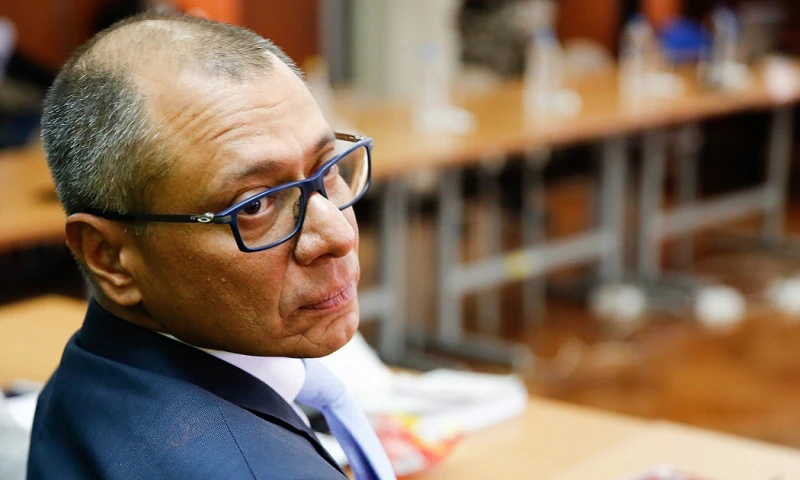 Diana Salazar indicó que ha solicitado a la corte que sigue el caso atienda su pedido contra Glas, que ya tiene dos condenas en firme por corrupción / Foto: EFE